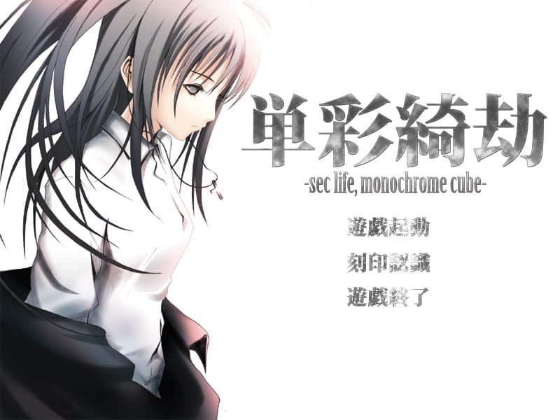 Tansaikigou -sec life, monochrome cube- artwork