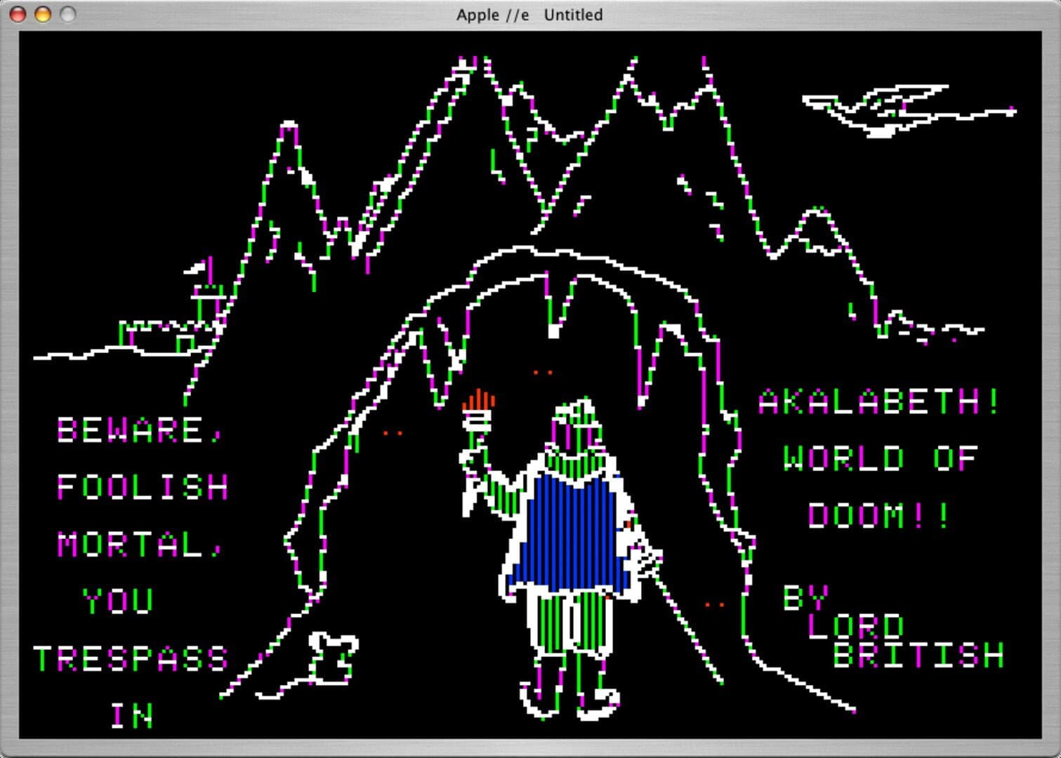 Akalabeth: World of Doom artwork