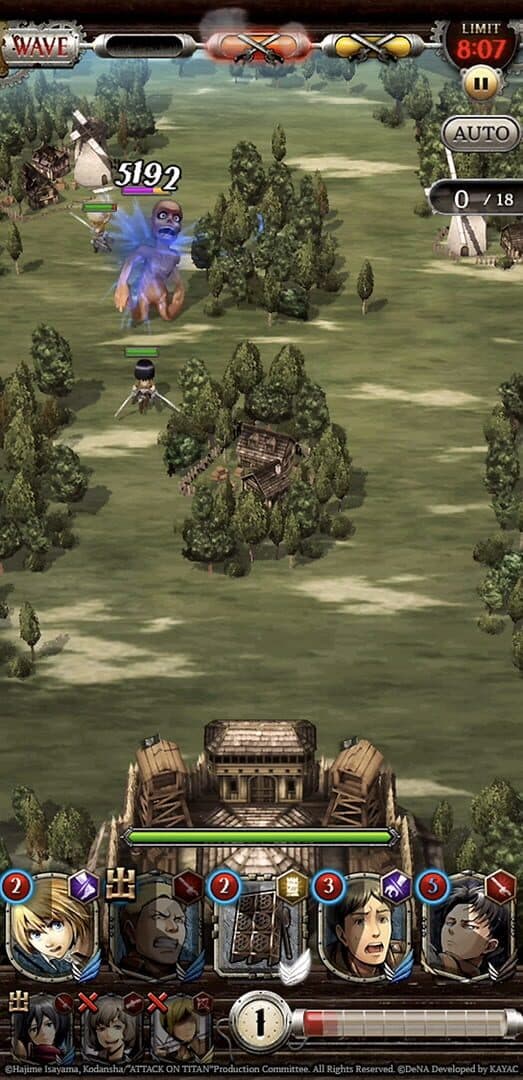 Attack on Titan Tactics artwork