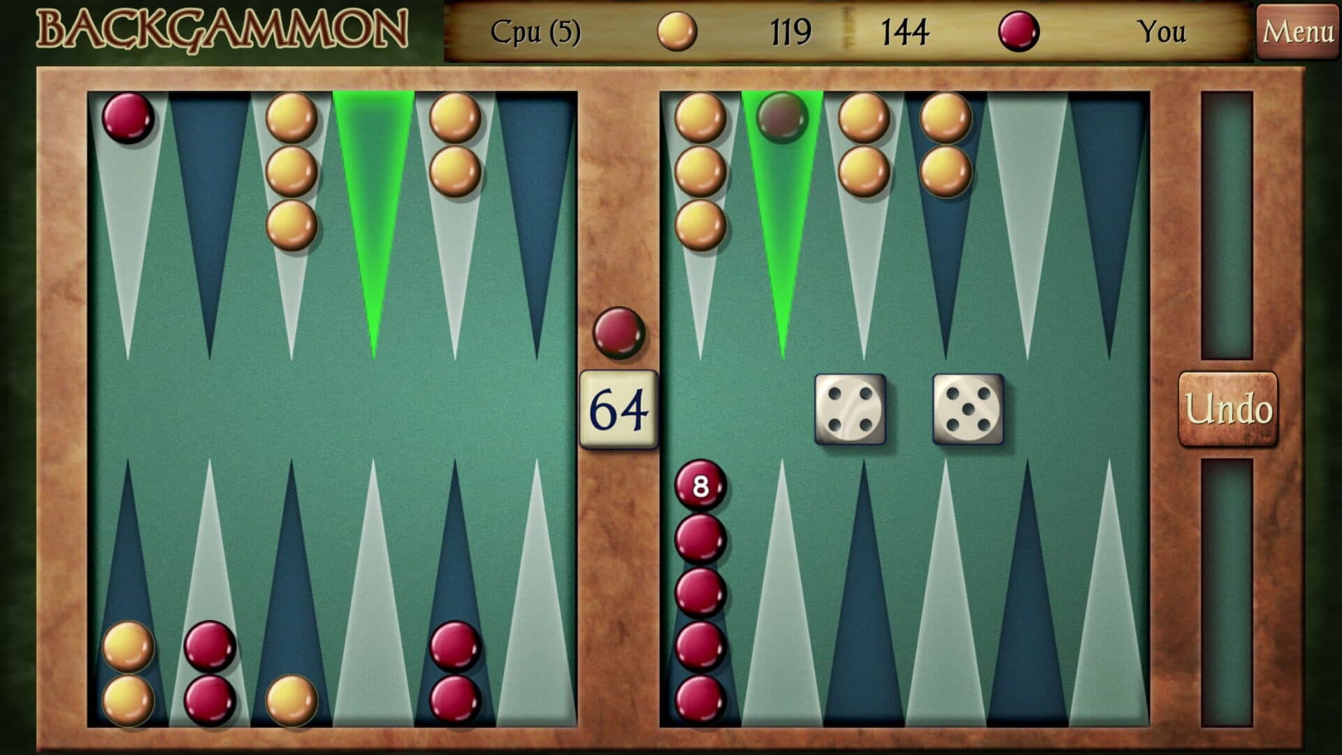 Backgammon artwork