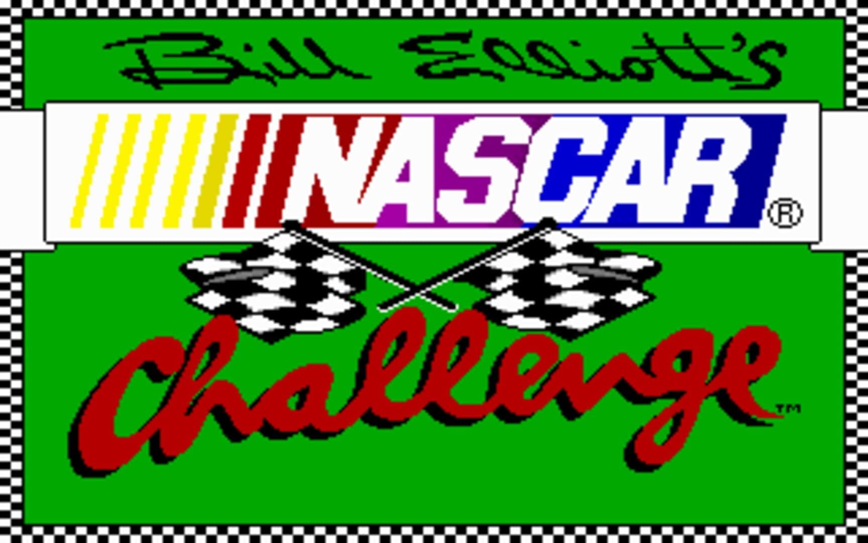 Bill Elliott's NASCAR Challenge artwork
