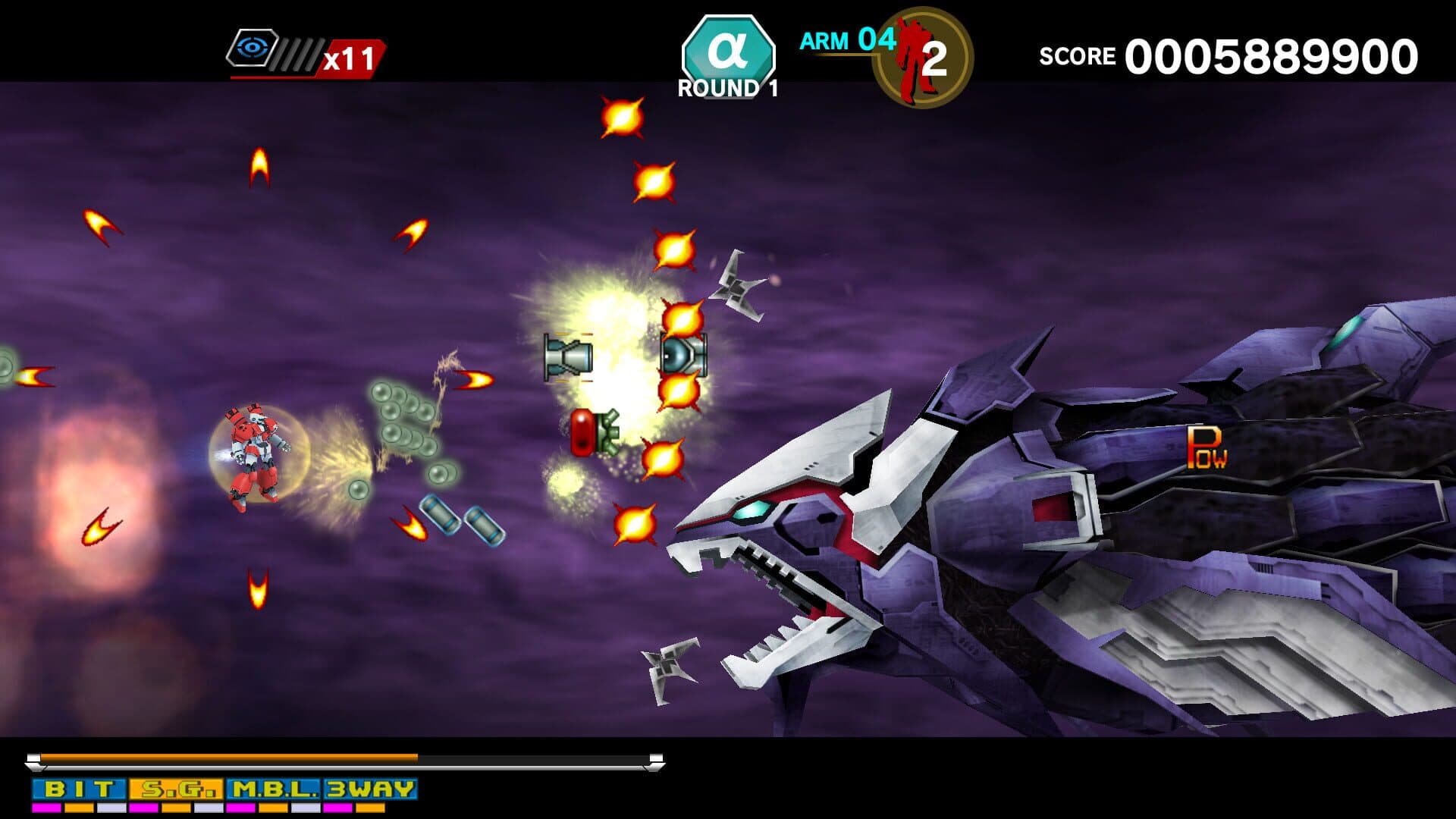 Dariusburst: Chronicle Saviours - Side Arms Hyper Dyne artwork