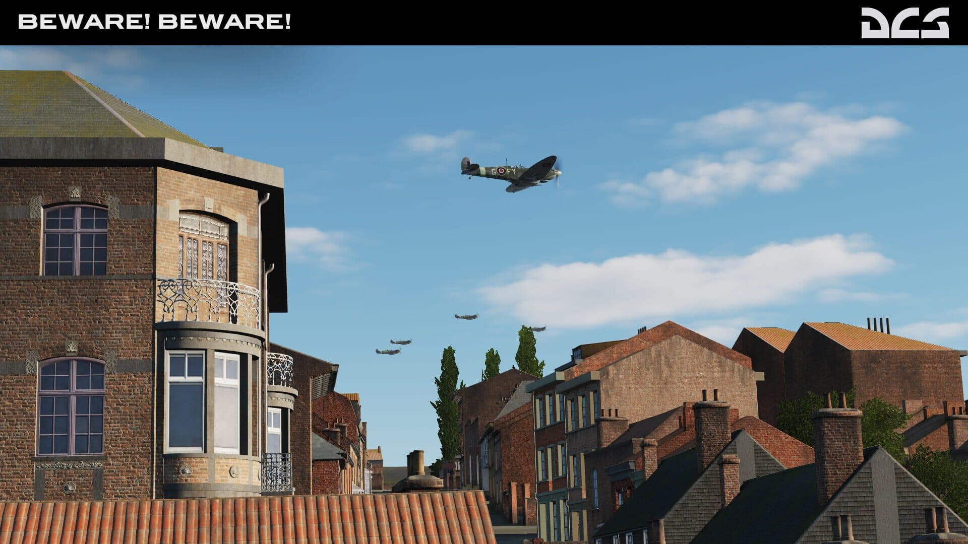 DCS World: Spitfire Beware! Beware! Campaign by Reflected Simulations artwork