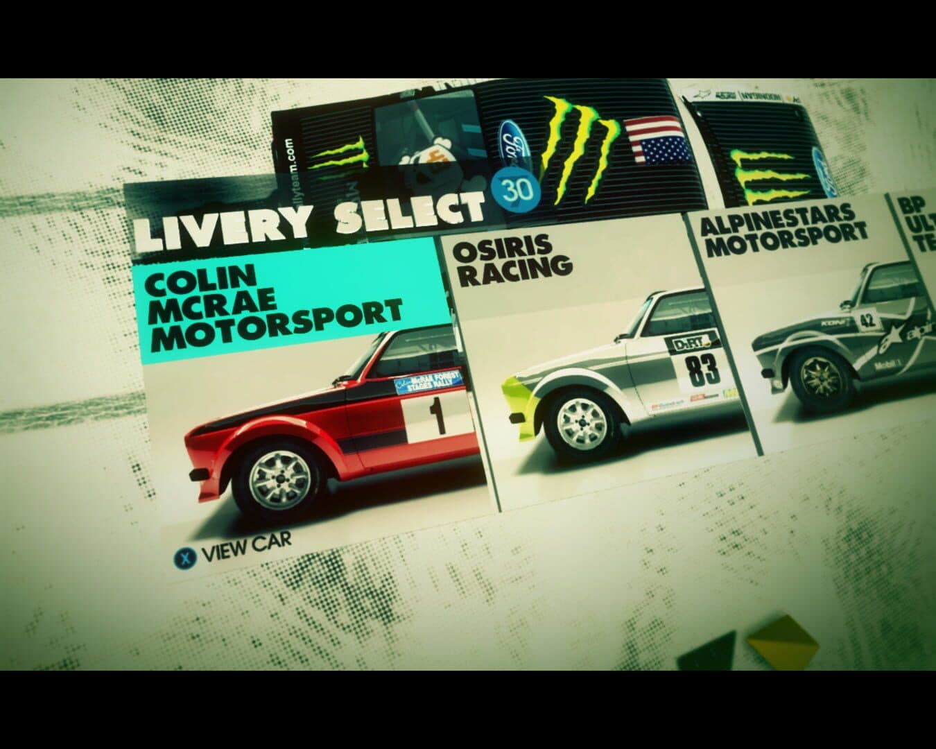 Dirt 3: Colin McRae Vision Charity Pack artwork