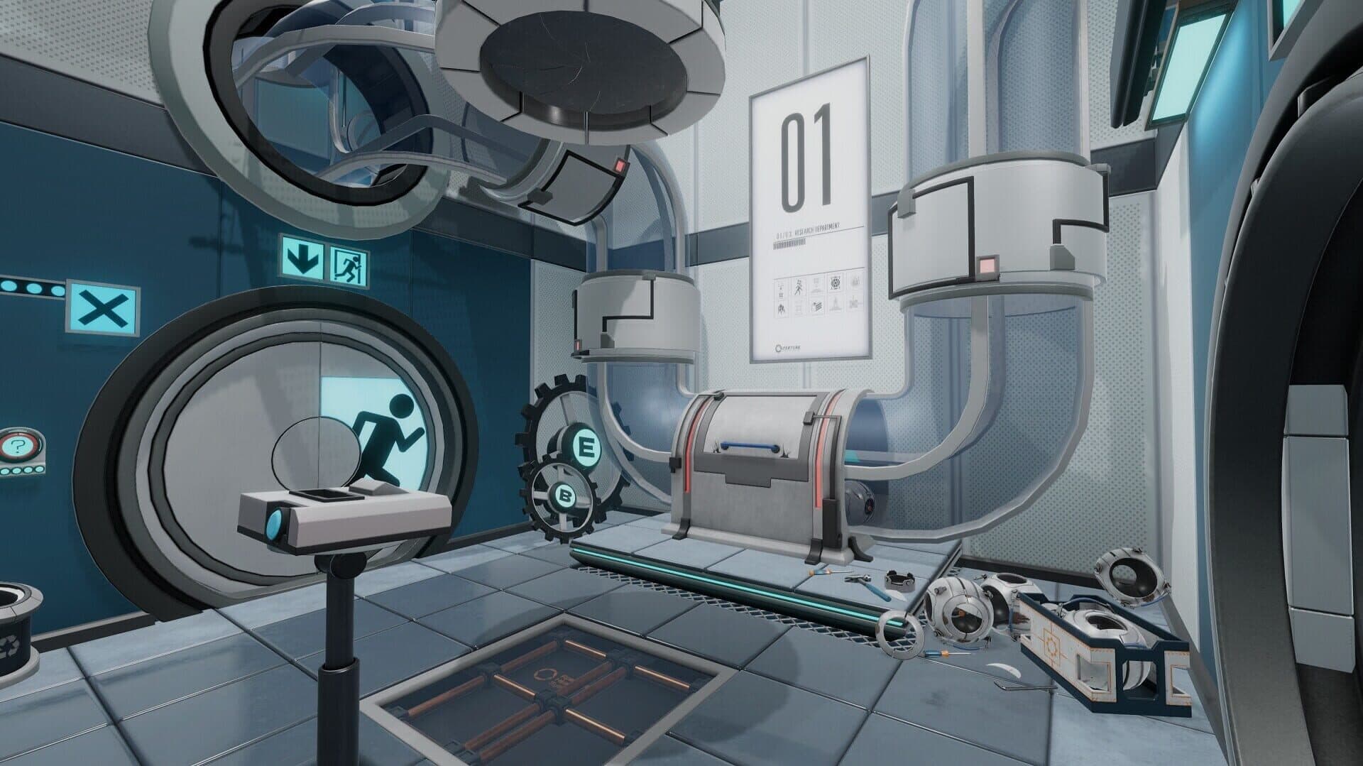 Escape Simulator: Portal Escape Chamber artwork