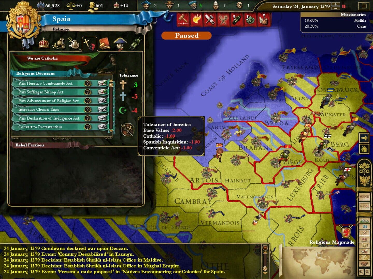 Europa Universalis III: In Nomine artwork