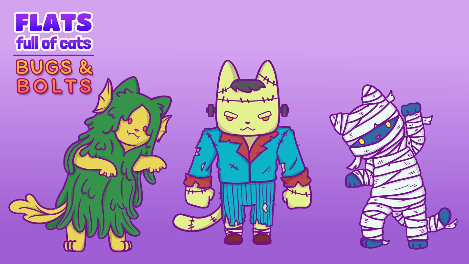 Flats Full of Cats: Bugs & Bolts artwork