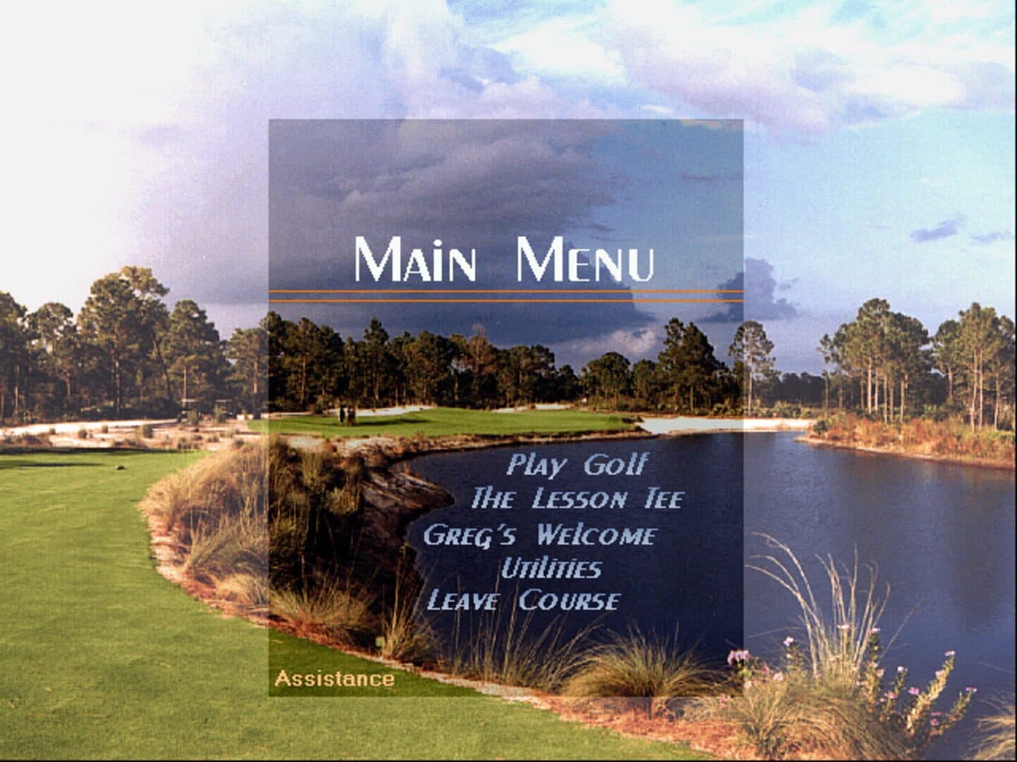 Greg Norman Ultimate Challenge Golf artwork