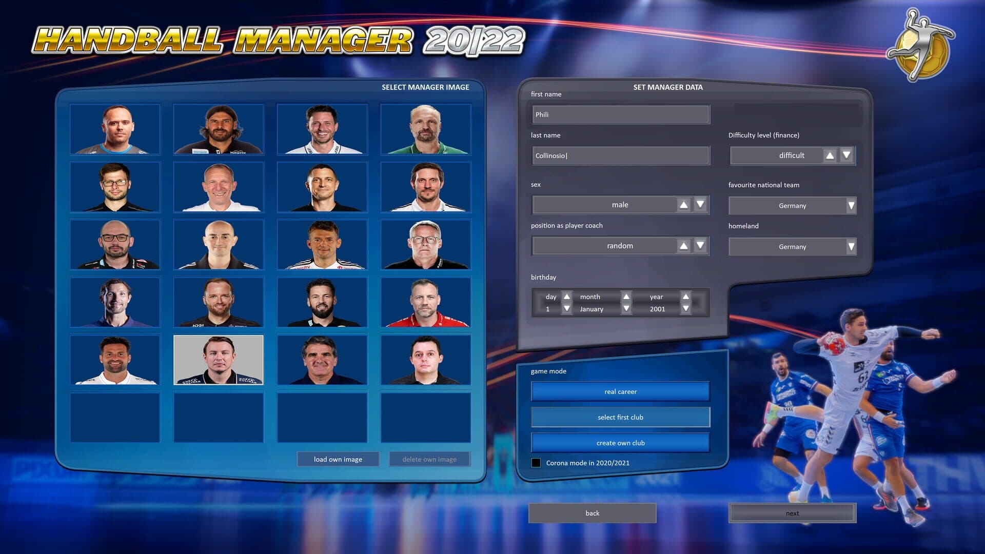 Handball Manager 2022 artwork