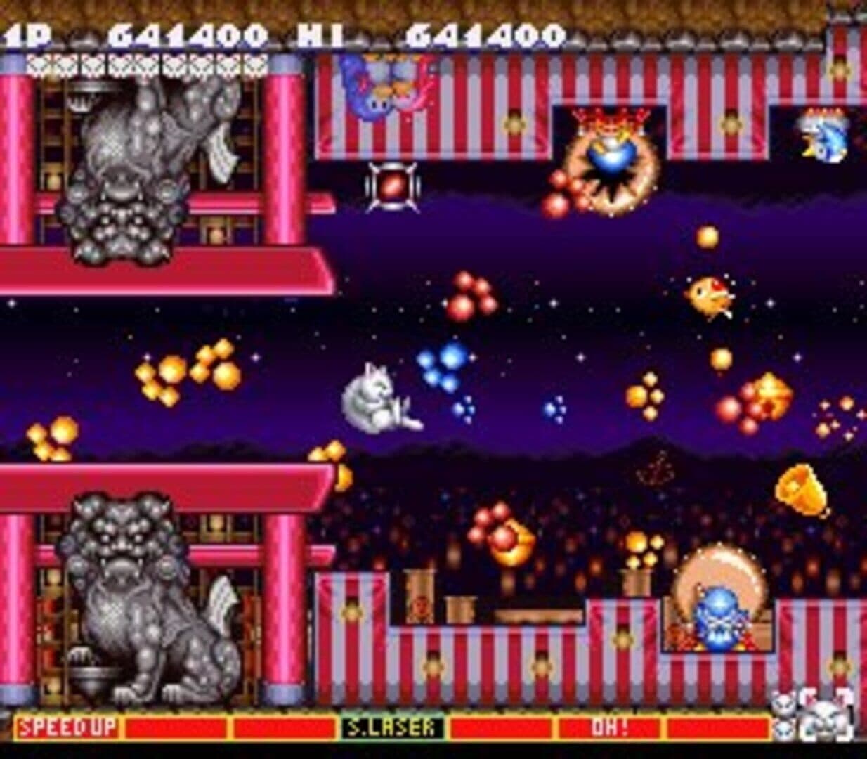 Jikkyou Oshaberi Parodius artwork