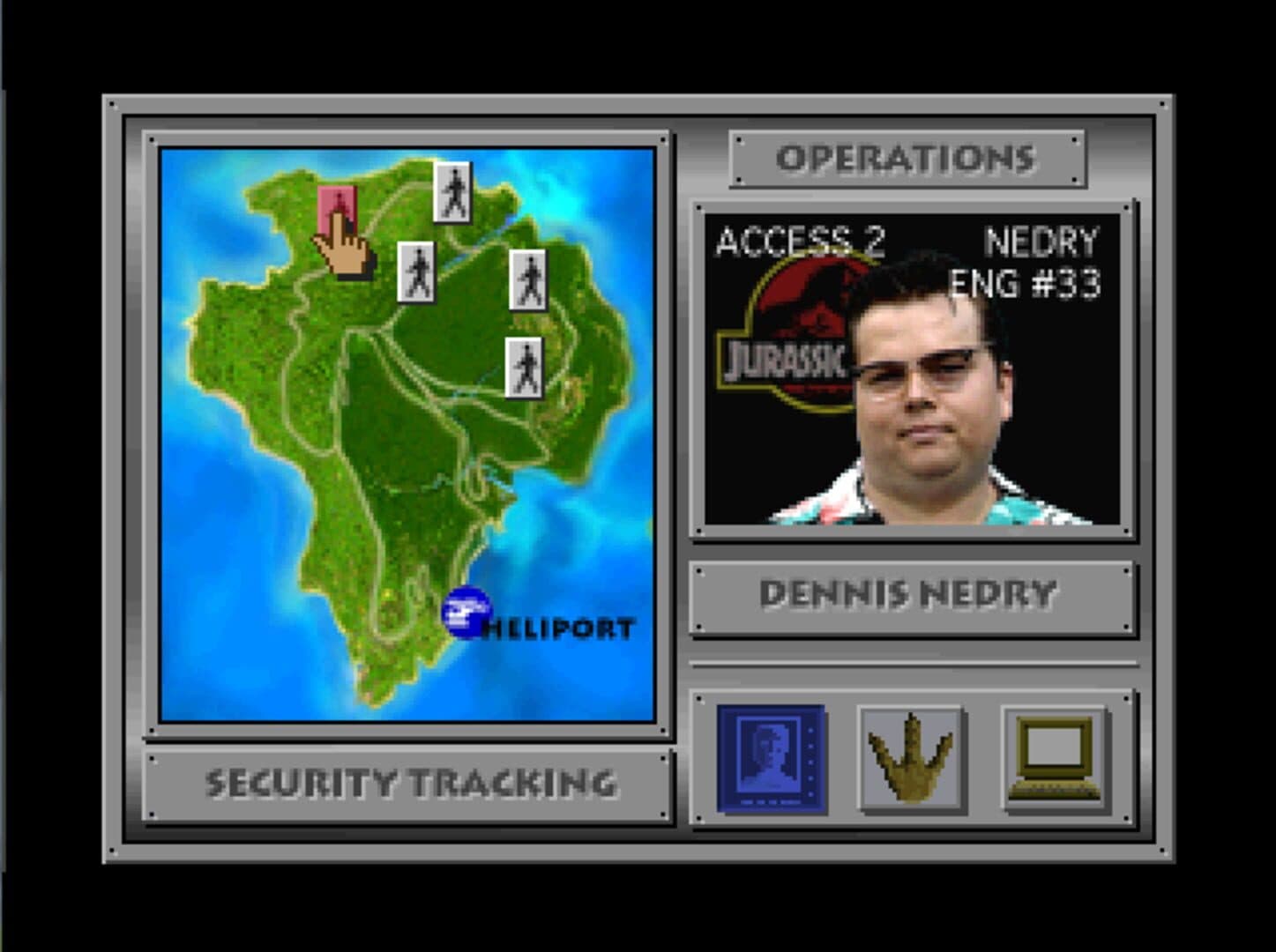 Jurassic Park Interactive artwork
