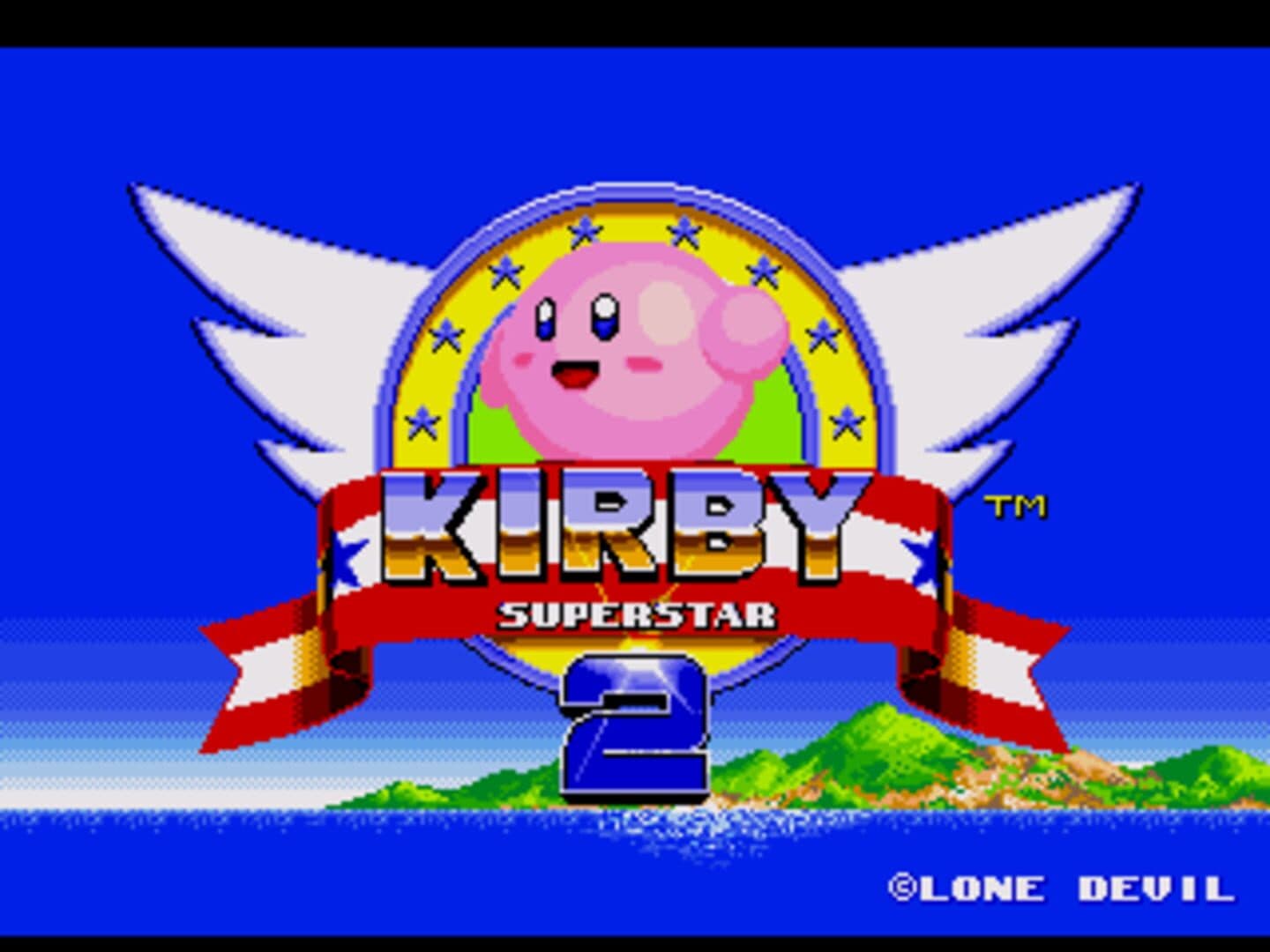 Kirby in Sonic the Hedgehog 2 artwork