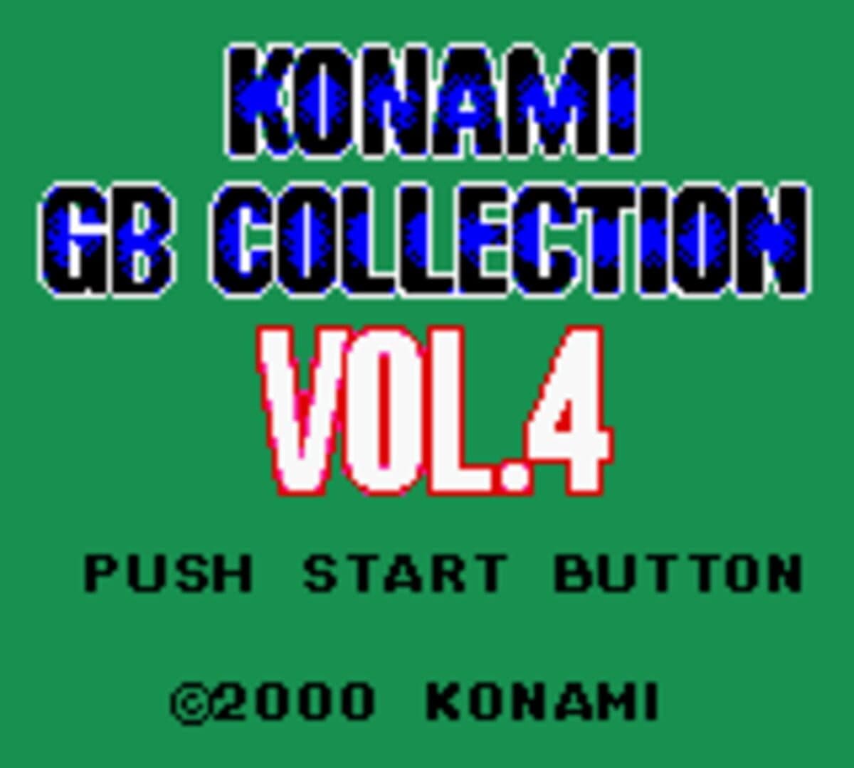 Konami GB Collection Vol. 4 artwork