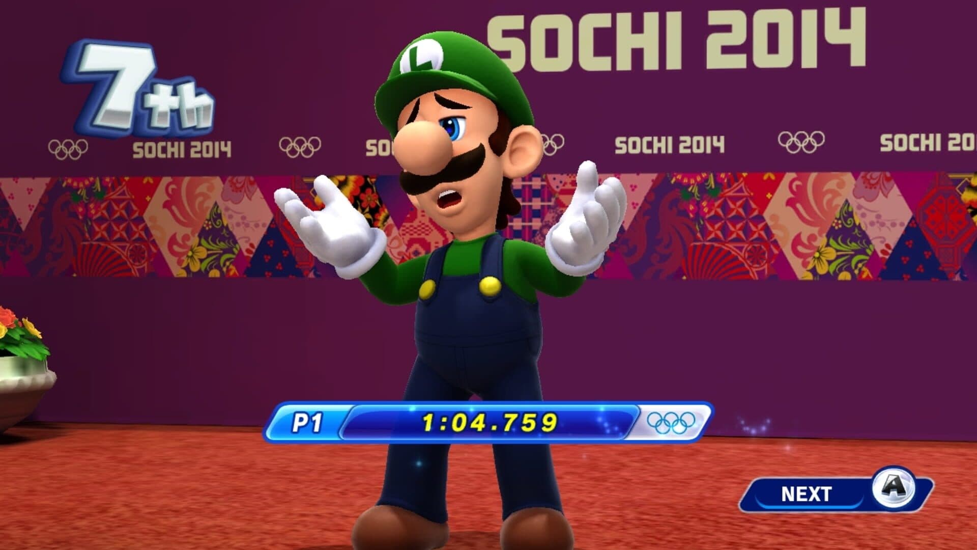 Mario & Sonic at the Sochi 2014 Olympic Winter Games artwork