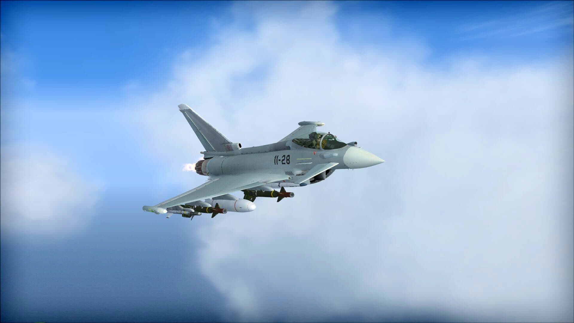 Microsoft Flight Simulator X: Steam Edition - Eurofighter artwork