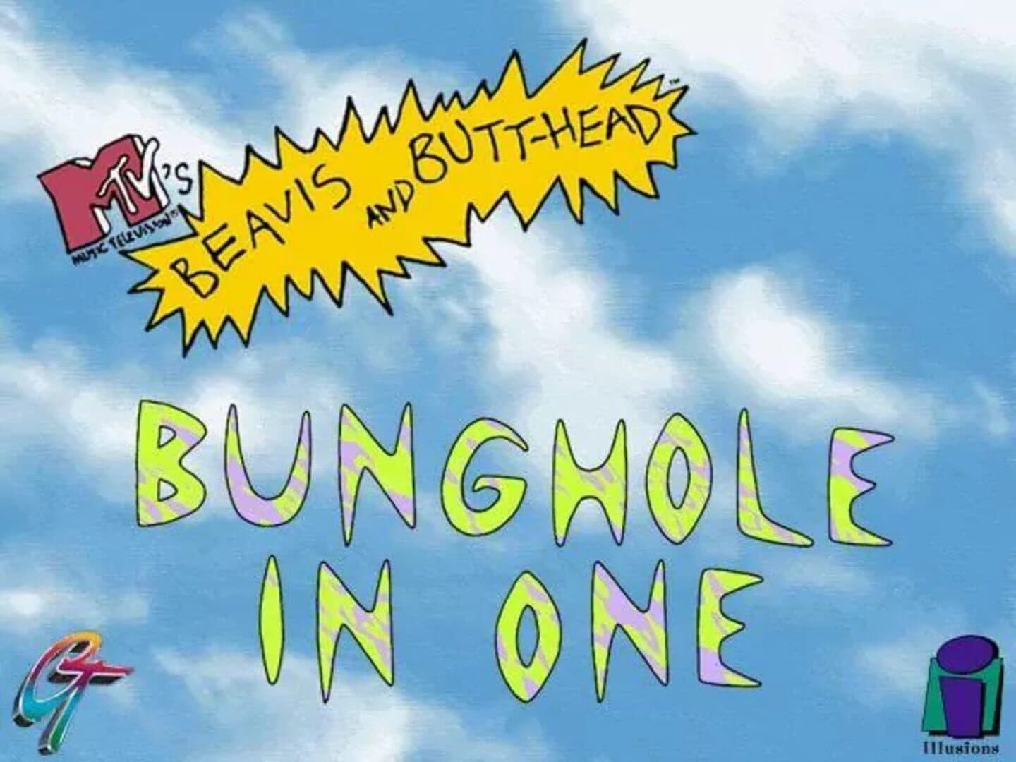 MTV's Beavis and Butt-head: Bunghole in One artwork