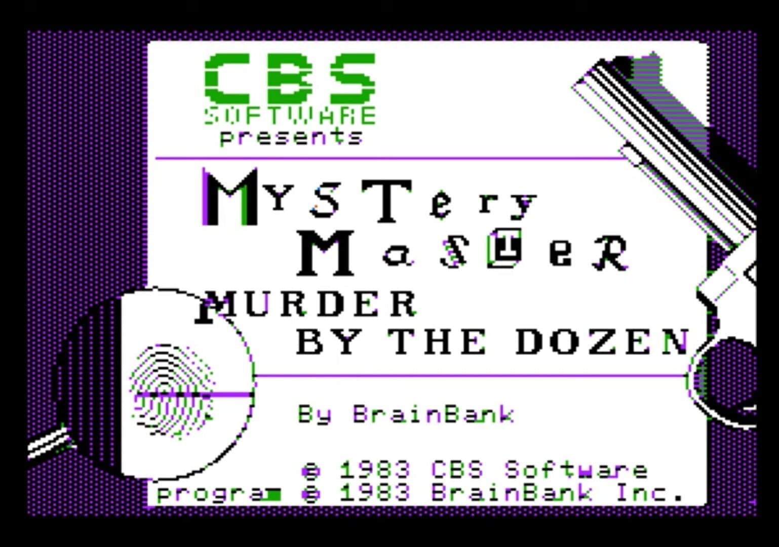 Murder by the Dozen artwork