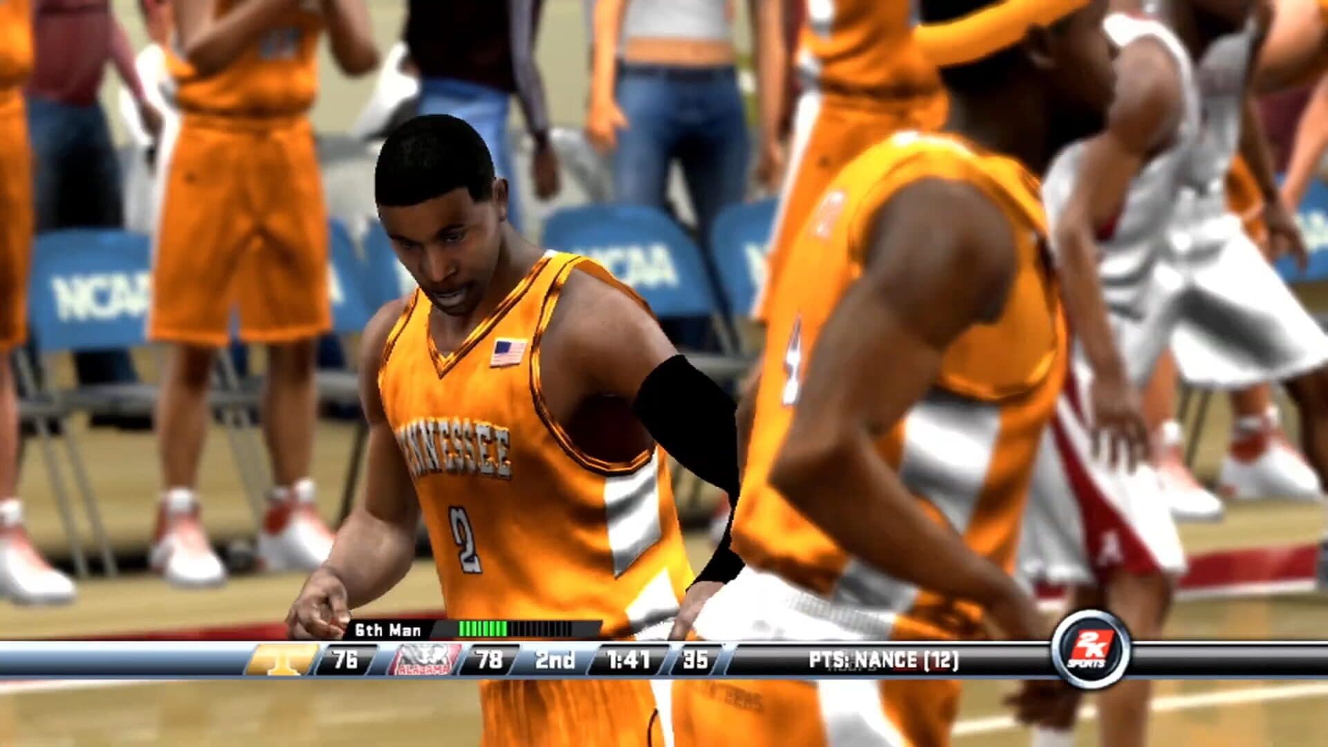 NCAA College Hoops 2K8 artwork