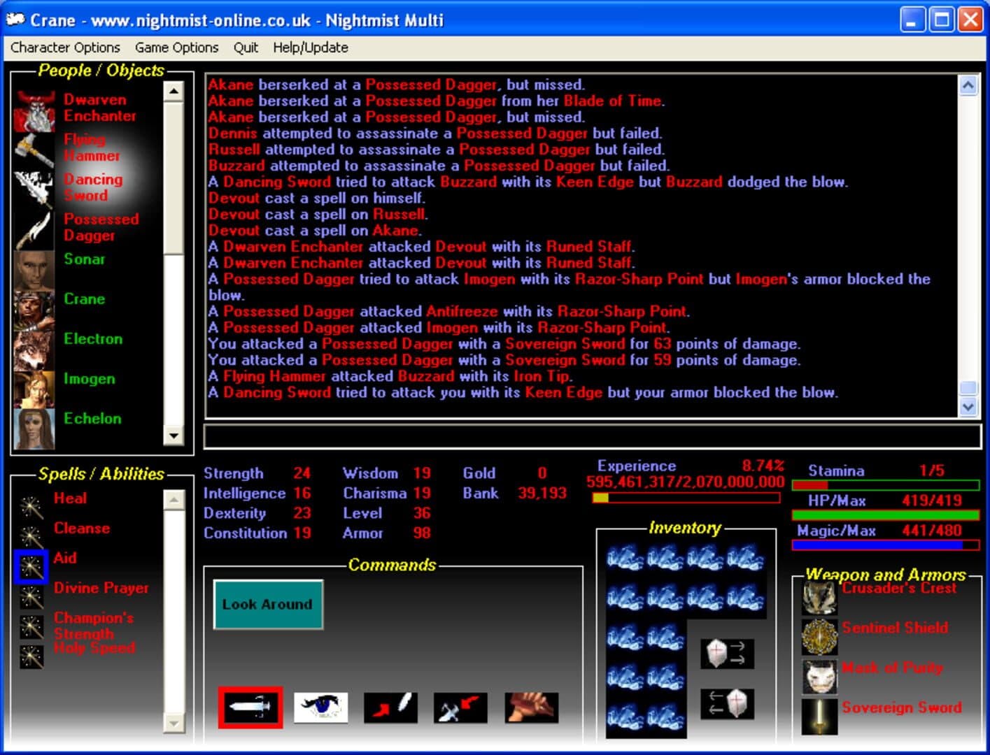 Nightmist Online artwork