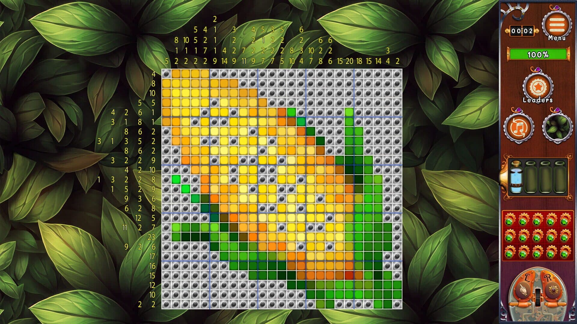 Nonograms: Vegetables artwork