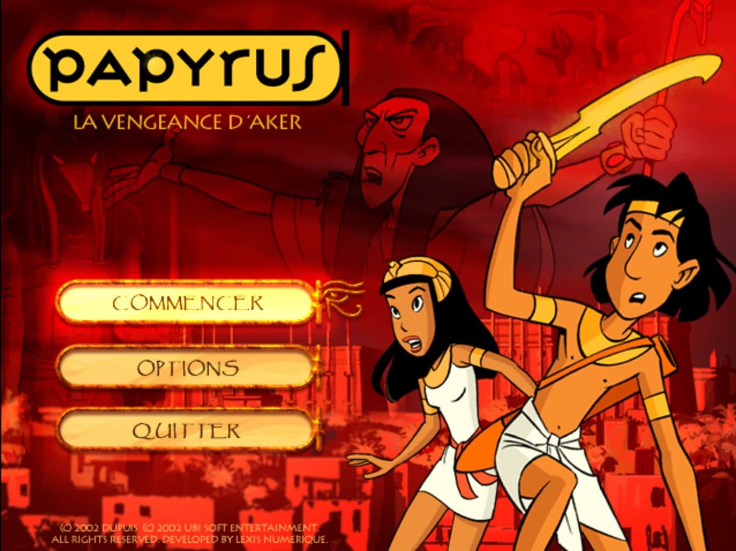 Papyrus : La Vengeance d'Aker artwork