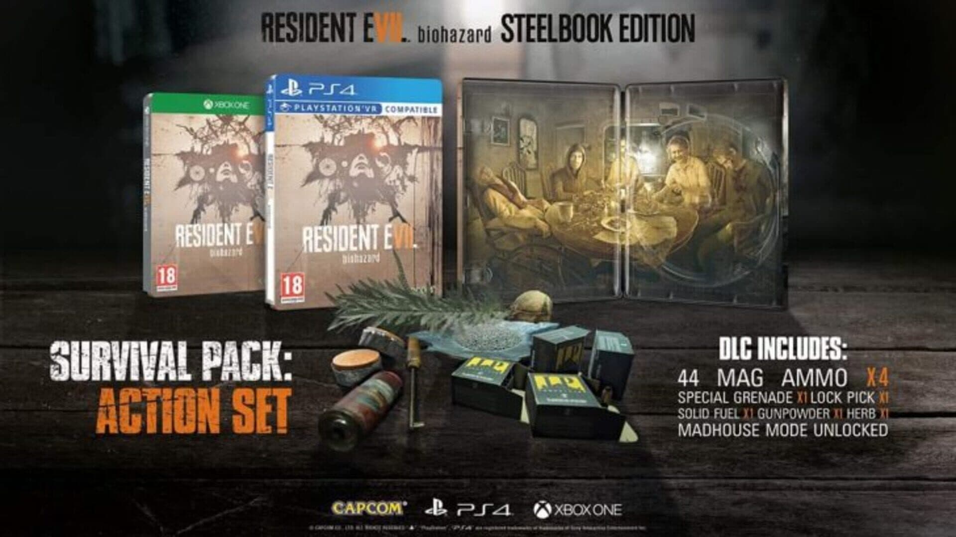 Resident Evil 7: Biohazard - Steelbook Edition artwork