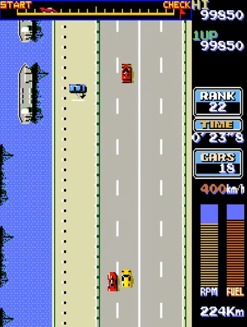 Road Fighter artwork