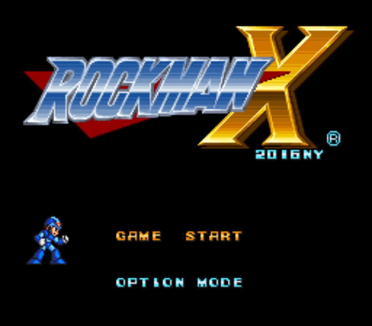 Rockman X: 2016 New Year's Hack artwork