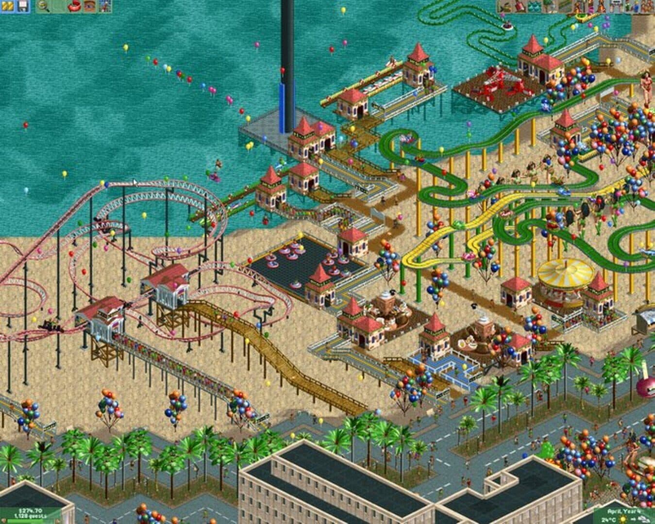 RollerCoaster Tycoon 2 artwork