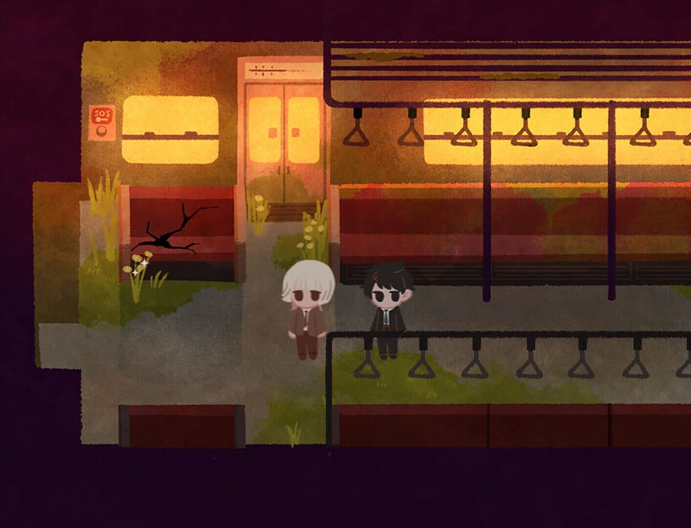 Saihate Station - Twilight Railway artwork