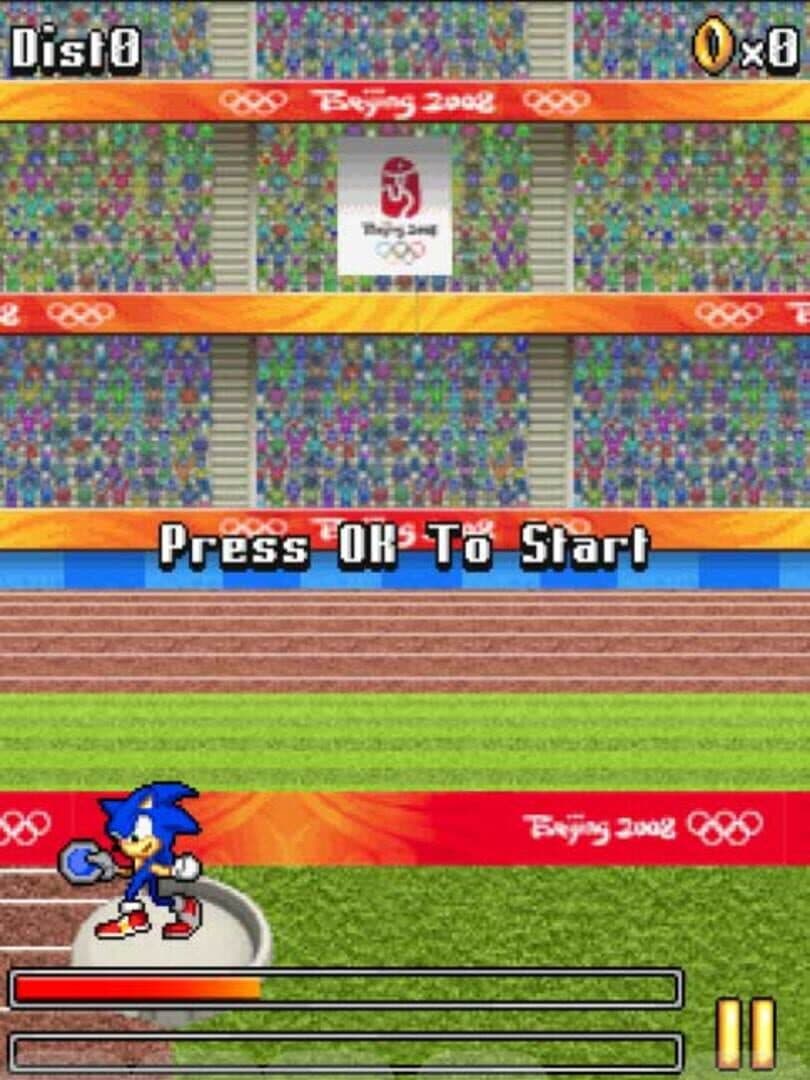 Sonic at the Olympic Games artwork