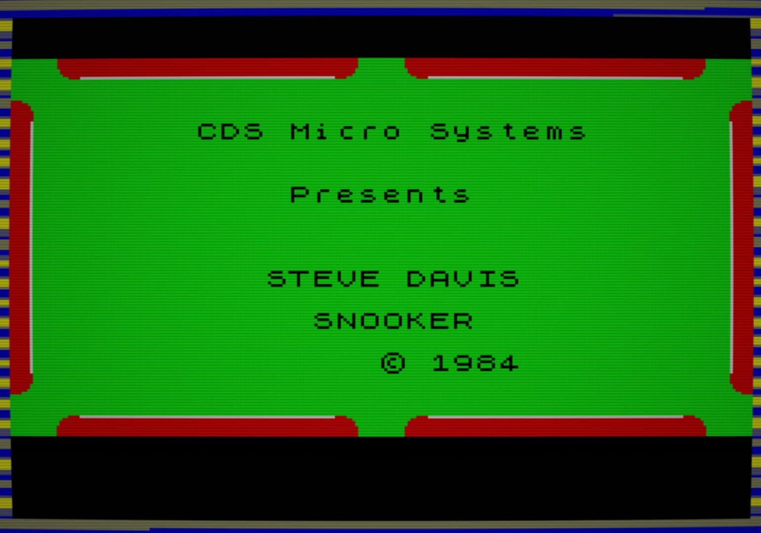 Steve Davis Snooker artwork