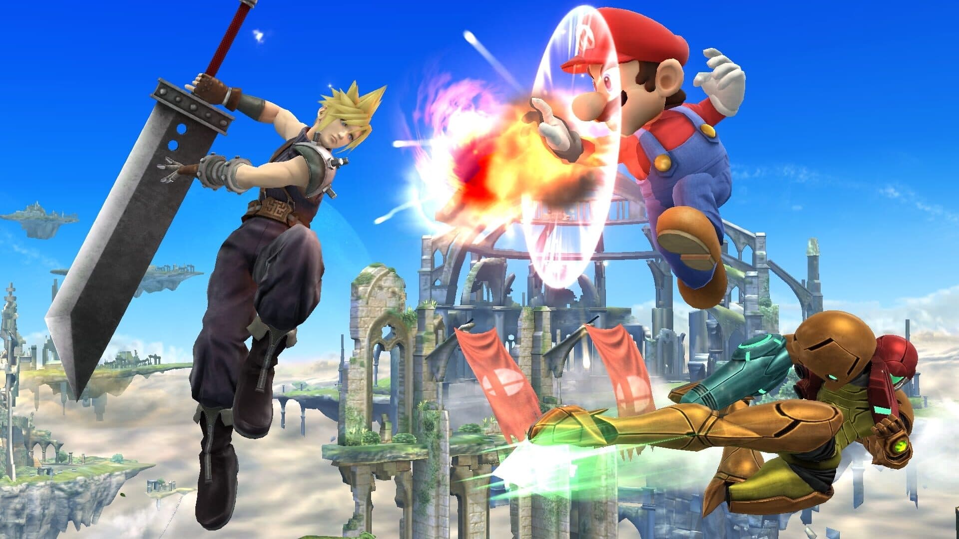 Super Smash Bros. for Wii U: Cloud artwork