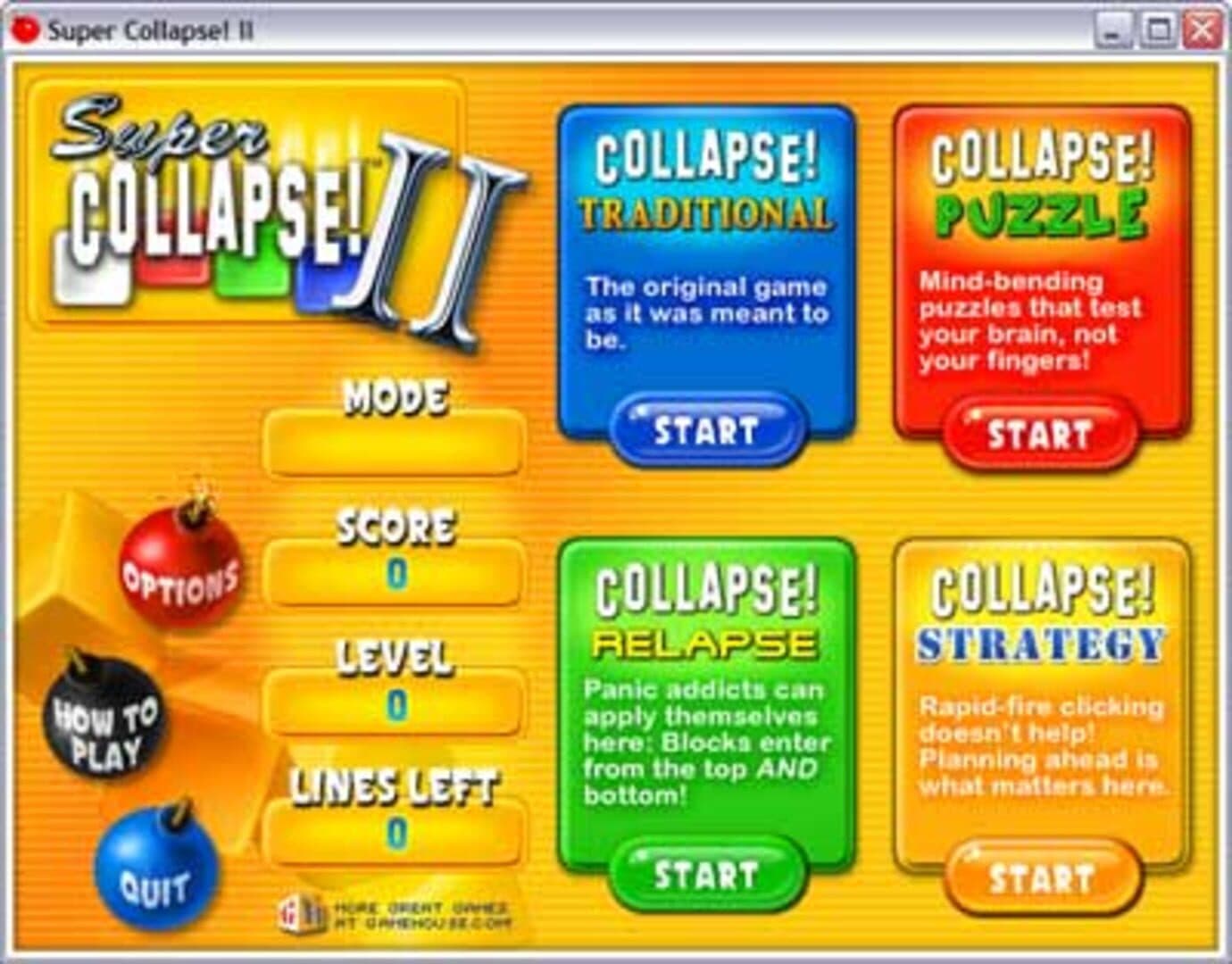 SuperCollapse! II artwork