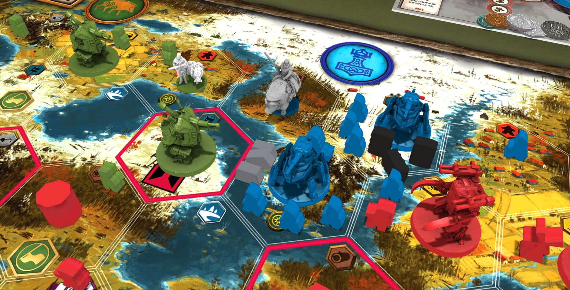 Tabletopia: Scythe - The Wind Gambit + Invaders from Afar artwork
