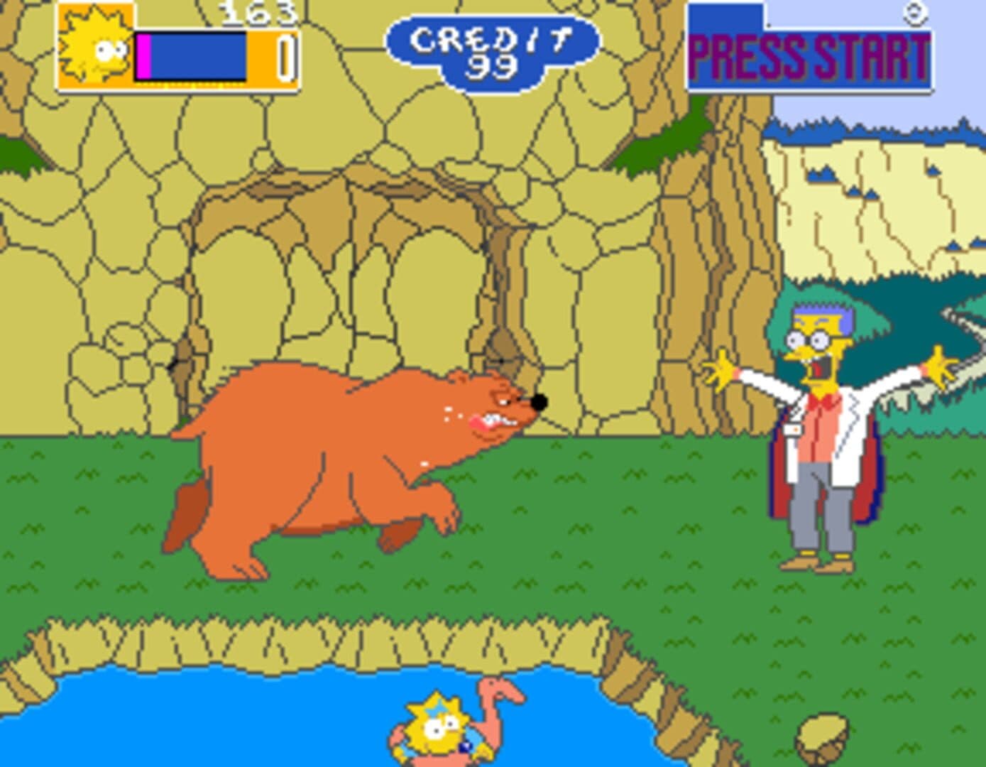 The Simpsons Arcade Game artwork