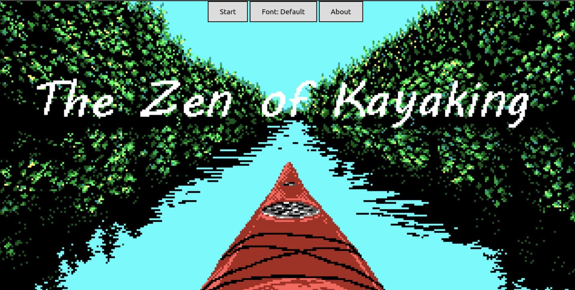 The Zen of Kayaking artwork