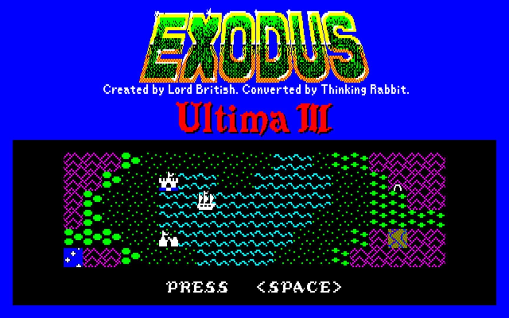 Ultima III: Exodus artwork