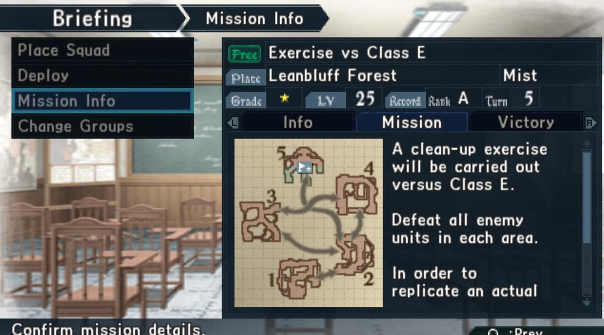 Valkyria Chronicles 2: Exercise vs. Class E artwork