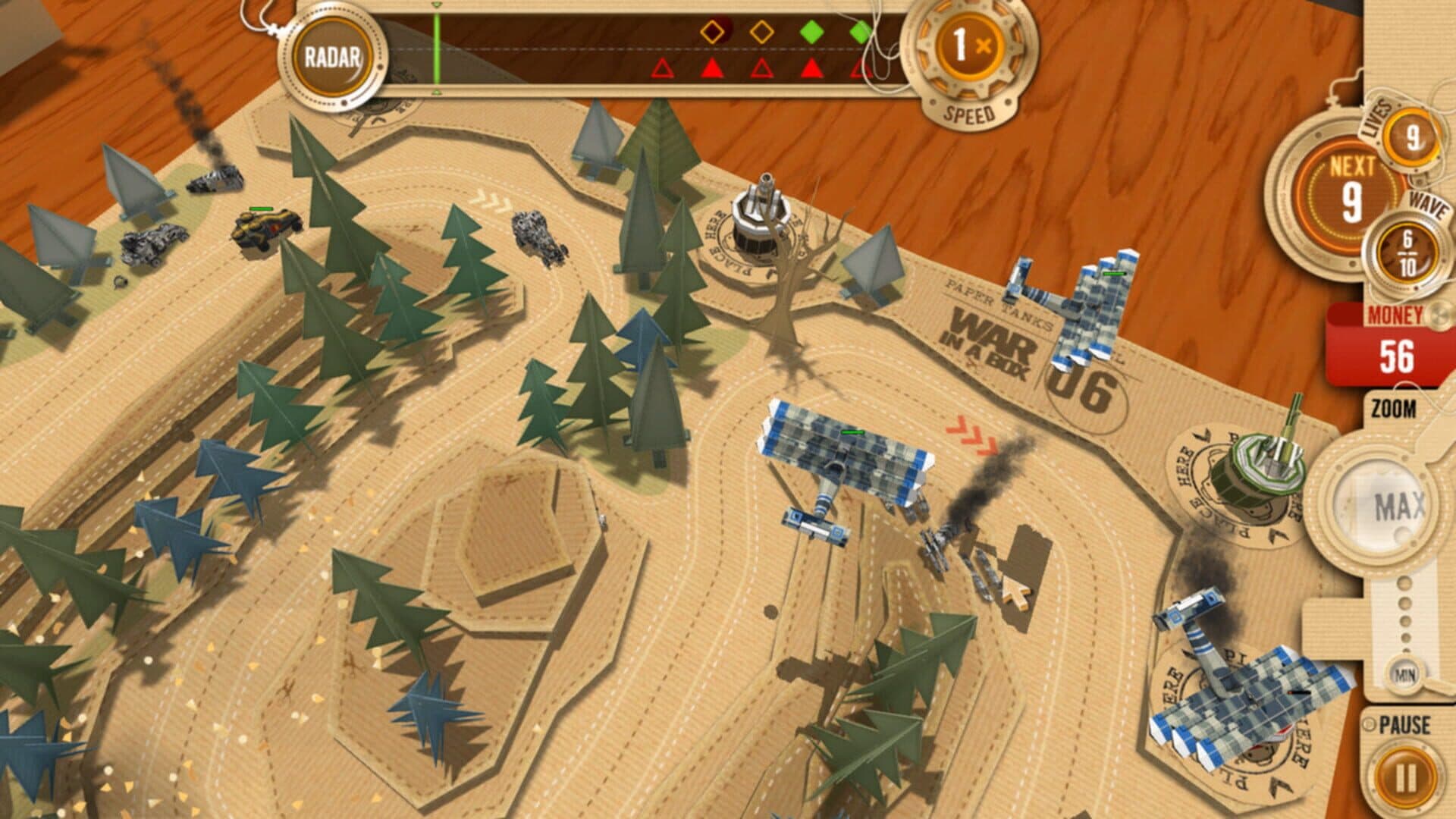 War in a Box: Paper Tanks artwork