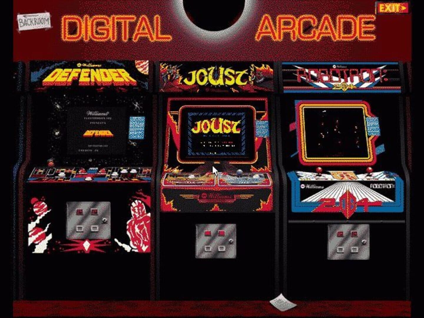 Williams Arcade Classics artwork