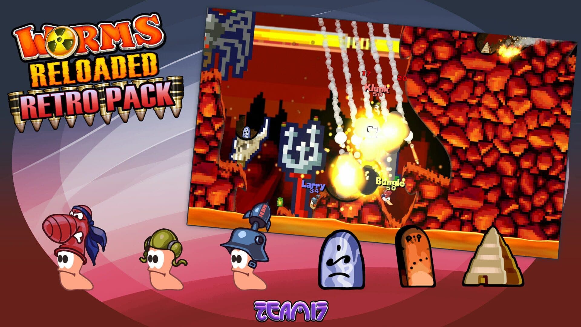 Worms Reloaded: Retro Pack artwork