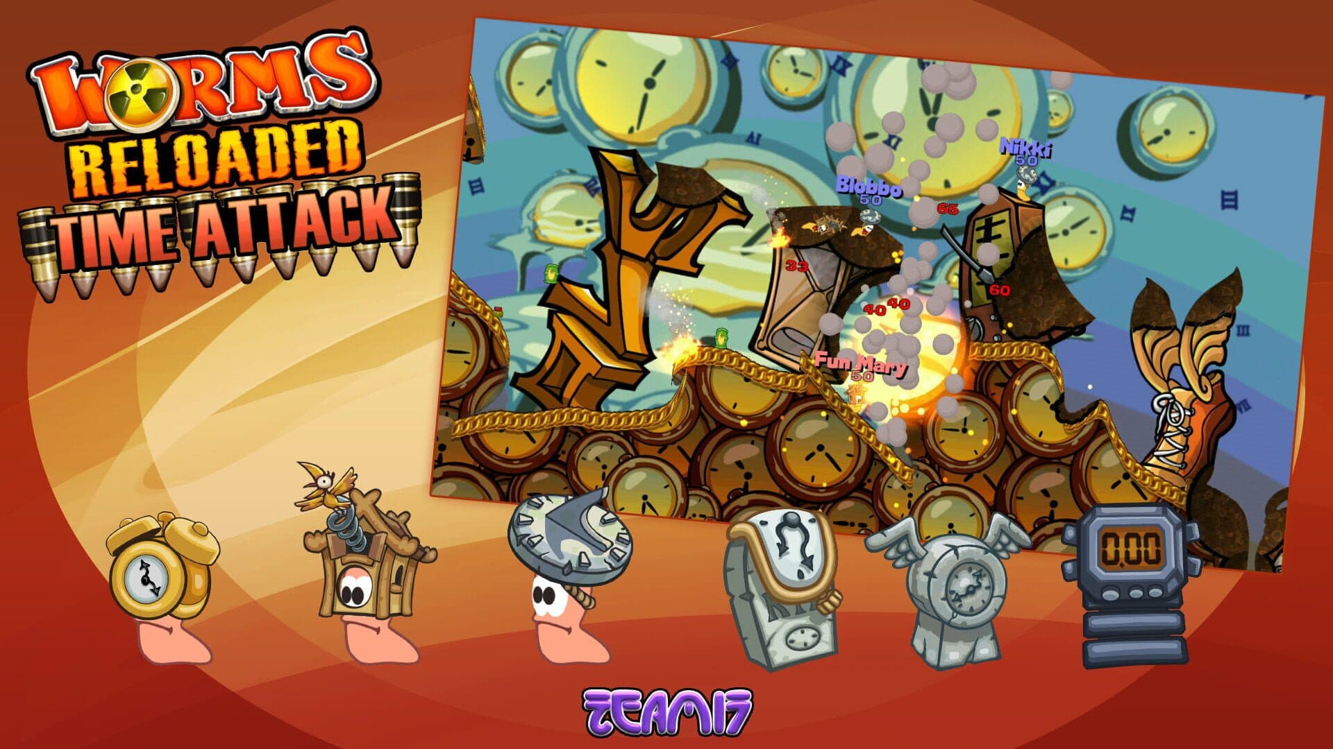 Worms Reloaded: Time Attack Pack artwork