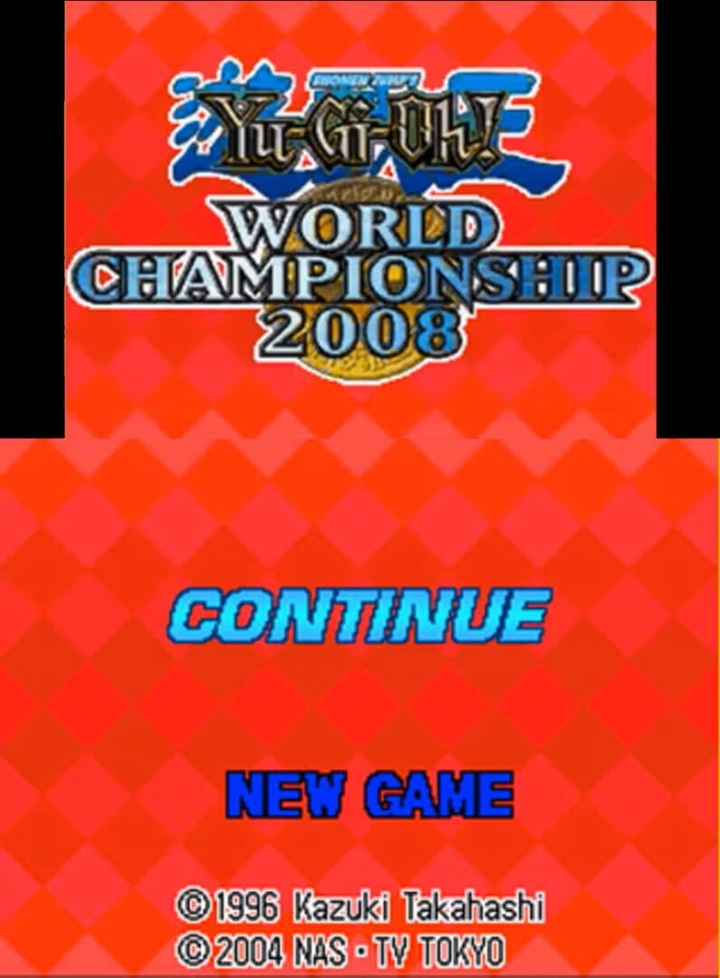 Yu-Gi-Oh! World Championship 2008 artwork